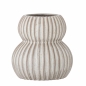 Preview: Bloomingville Guney Vase Weiß Steingut