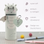 Preview: Lulubug Silikon Federmäppchen Drache "Liu"
