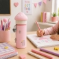 Preview: Lulubug Silikon Federmäppchen Haus "Hüsli"
