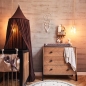 Preview: Jollein Vintage Betthimmel 245 cm - Chestnut