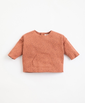 Play Up Trikot aus Bio-Baumwolle mit Muster - Aprikose