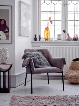 Bloomingville Guney Vase Weiß Steingut