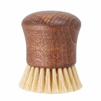 Bloomingville Cleaning Spülbürste Rund Braun Buche