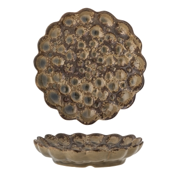 Preview: Bloomingville Oyu Schale Steingut - Braun