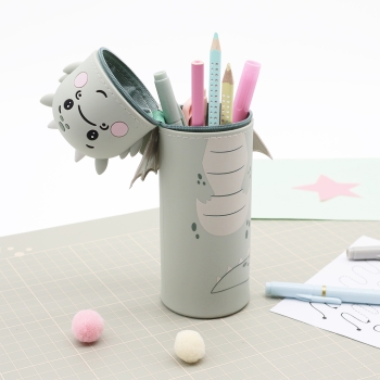 Preview: Lulubug Silikon Federmäppchen Drache "Liu"