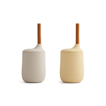 Liewood Ellis Trinkbecher 2er Set - sand mix