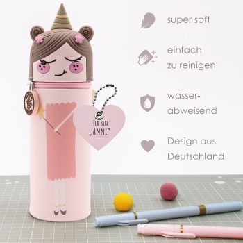 Preview: Lulubug Silikon Federmäppchen Fee "Anni"