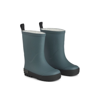 Liewood Mason Thermo Regenstiefel - blau/schwarz mix