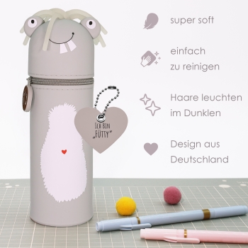 Preview: Lulubug Silikon Federmäppchen Monster "Fütty"