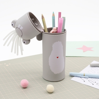 Preview: Lulubug Silikon Federmäppchen Monster "Fütty"