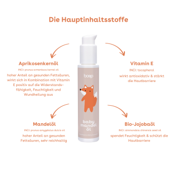 das boep - Babymandelöl - 100ml