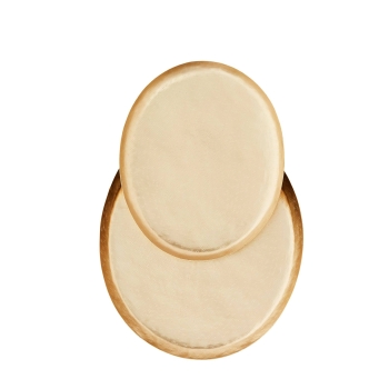 Runde Tabletts in Gold (2er Set)