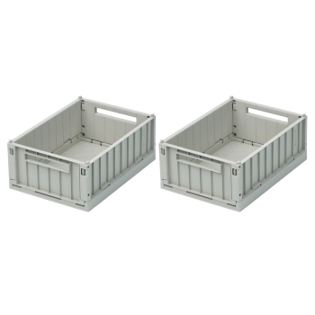 Liewood Weston Storage Aufbewahrungskorb M - 2er Pack hellblau