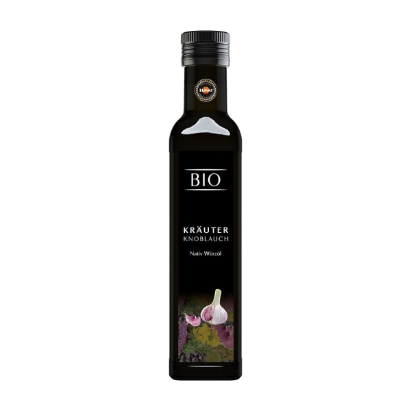 Elmas BIO Kräuter Knoblauch Würzöl nativ 250ml