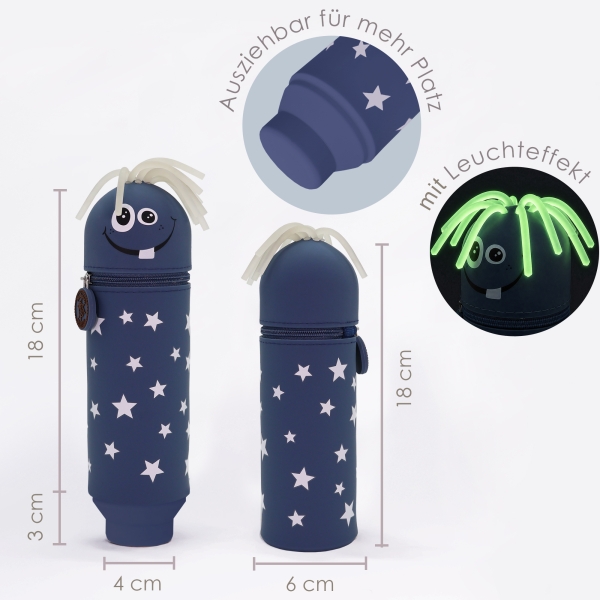 Lulubug Silikon Federmäppchen Monster "Zilly"