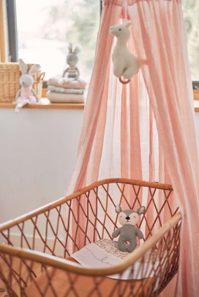 Jollein Vintage Betthimmel 155 cm - pale pink