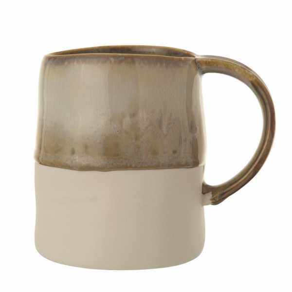 Bloomingville Heather Becher aus Steingut - braun
