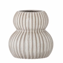 Bloomingville Guney Vase Weiß Steingut