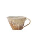 Bloomingville Milani Steingut Tasse - Natur